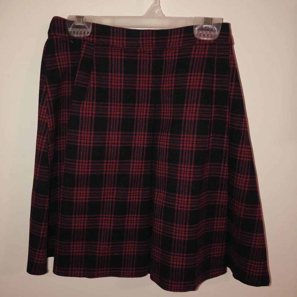 H&M Plaid Mini Skirt